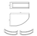 Панель до ванни KALIOPE 170 універсальна, фото 2