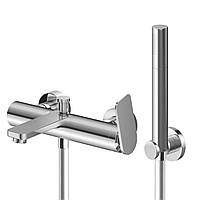 Змішувач для ванни та душу KOHLMAN WEXPO CHROME настінний з виливом