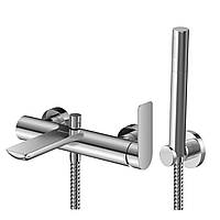 Змішувач для ванни та душу KOHLMAN PROXIMA CHROME настінний з виливом