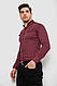 Сорочка чоловіча однотонна, колір бордовий, 214R16176, фото 3