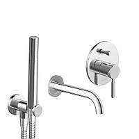 Змішувач для ванни та душу KOHLMAN ROXIN CHROME + BOX прихованого монтажу