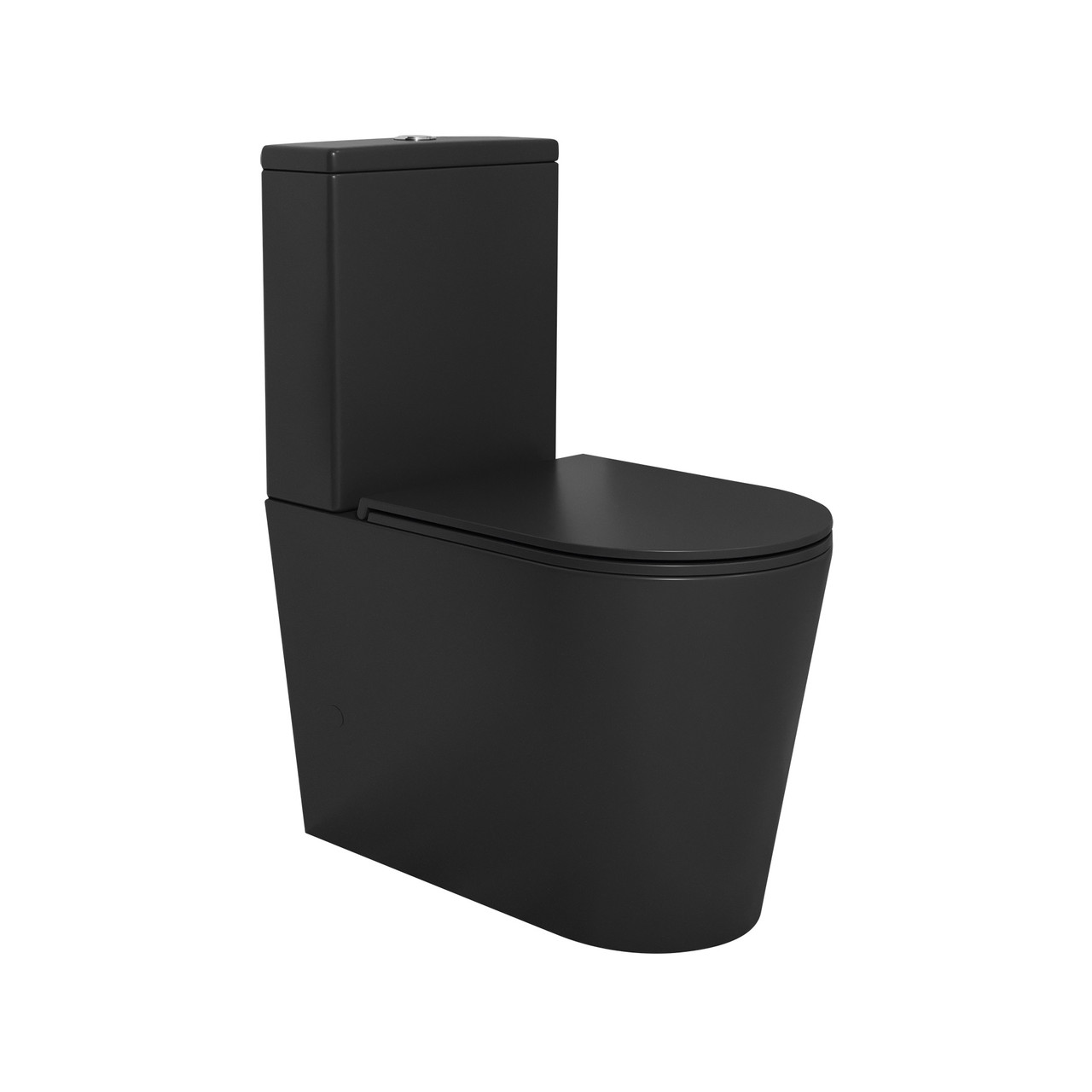 GRACE комплект : унітаз підлоговий з сидінням Soft-close + бачок, чорний матовий, фото 1