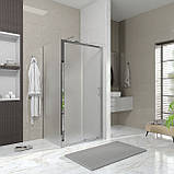 Бічна панель Line Pro 800мм, хром, скло 6мм grape, фото 4