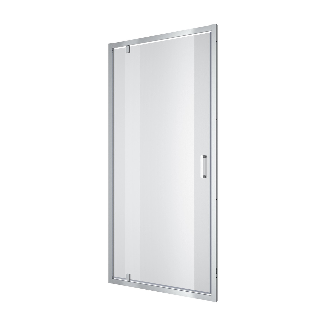 Душові двері відкривні, одноелементні Line Pro 1000 мм, chrome, скло 6мм clear, фото 1