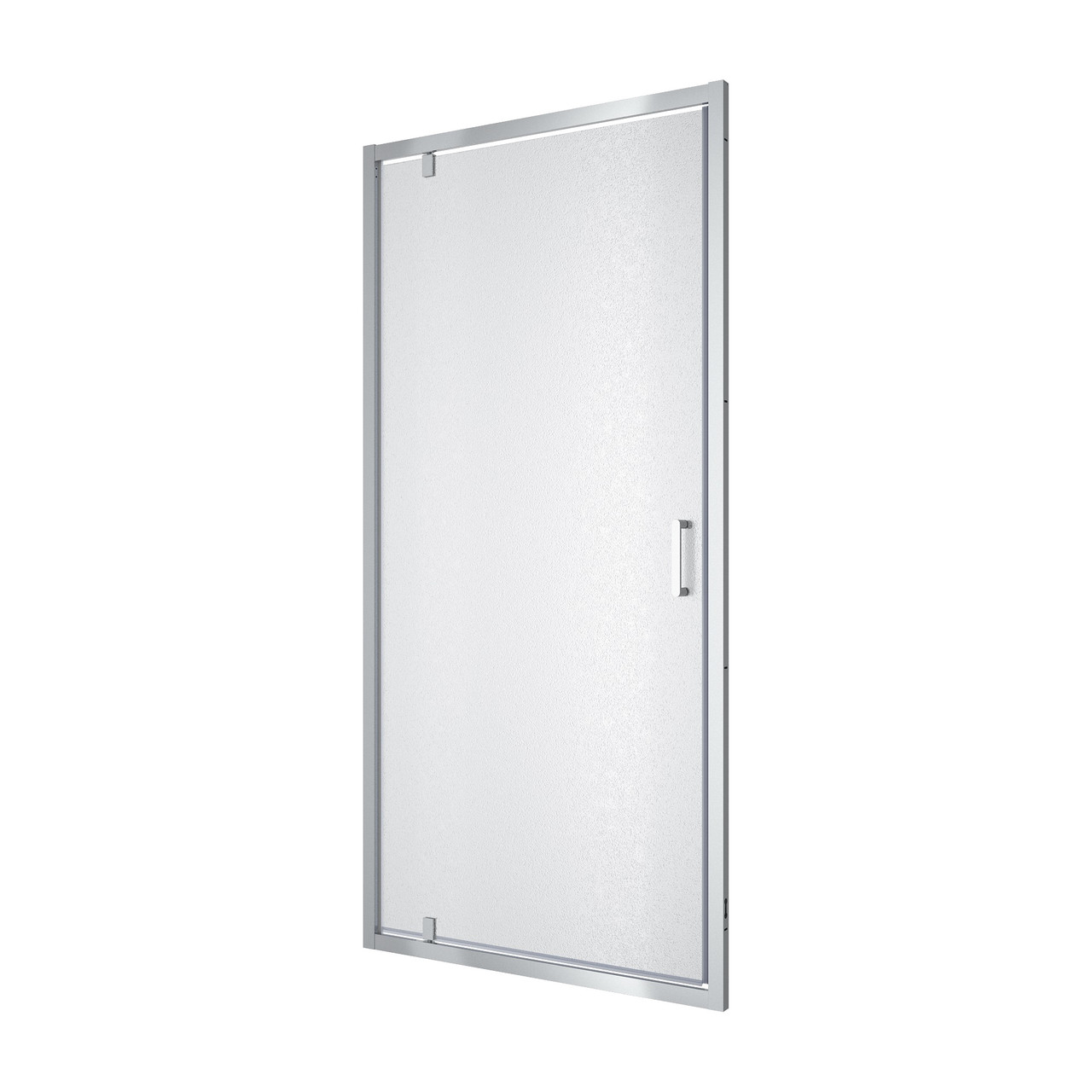 Душові двері відкривні, одноелементні Line Pro 1000 мм, chrome, скло 6мм grape, фото 1