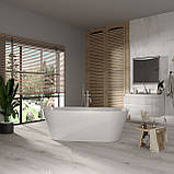 Ванна акрилова окремостояча суцільнолита Elara 1700x700 White з сифоном, фото 4