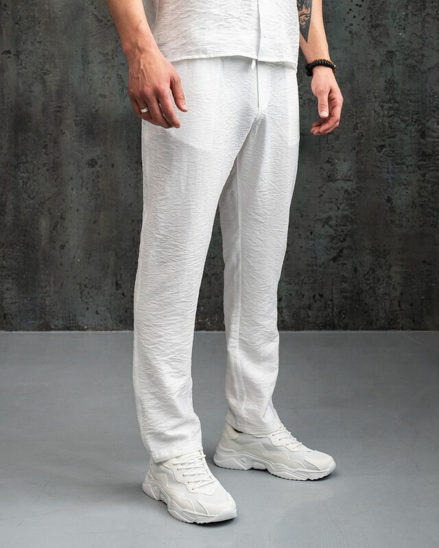 Літні штани Aero від бренду Intruder у молочному кольорі, фото 1