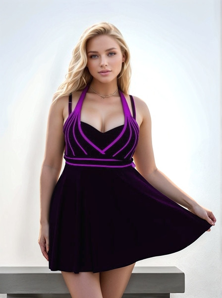 Танкини Samegame 25050 ЧЕРНЫЙ с малиновым(В НАЛИЧИИ ТОЛЬКО  48 50 52 54 56 УКР р-ры)