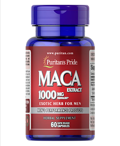 Для підвищення тестостерону Puritan's Pride Maca 500 мг 60 капс.