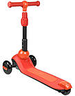Самокат толкар Maraton Bingo Super 3 помаранчевий для дітей 1,5-4 роки висота 69-86 см, фото 5