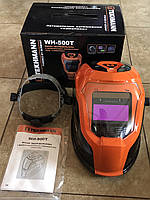 Зварювальна маска (щиток) хамелеон TEKHMANN WH-500T з фільтром автоматичного затемнення ГАРАНТІЯ 3 РОКИ!