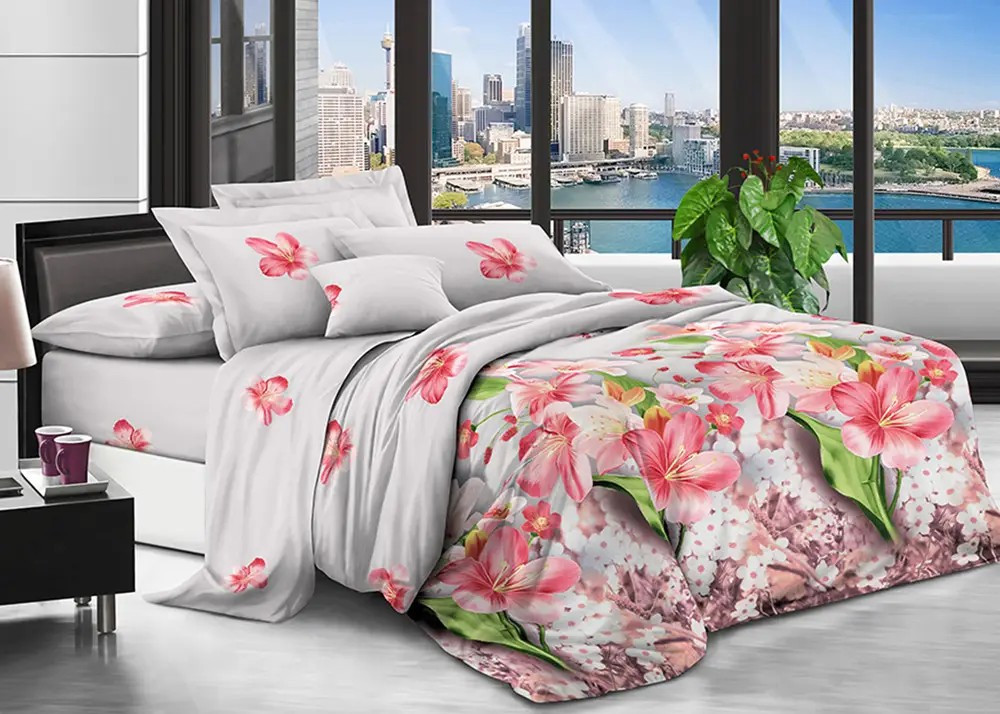 Постільна білизна Sofia полікоттон - СПК-257 полуторна, фото 1