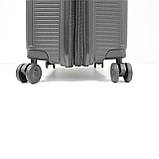 Набір валіз Франція (L M S-3шт) поліпропілен чорний/Airtex 251, фото 8