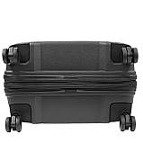 Набір валіз Франція (L M S-3шт) поліпропілен чорний/Airtex 251, фото 6