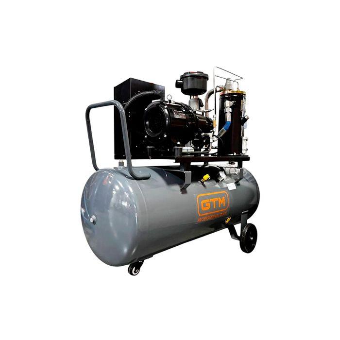 Гвинтовий повітряний компресор 200 л GTM DLG5.5V/inv масляний 380В/інвертор (DLG5.5V/inv) (27350), фото 1