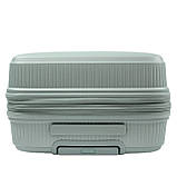 Валіза велика L поліпропілен оливка 77х53х33+5/133л/4.3кг/Aitex 251, фото 6