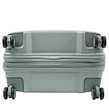 Валіза велика L поліпропілен оливка 77х53х33+5/133л/4.3кг/Aitex 251, фото 7