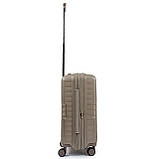 Валіза ручна поклажа S поліпропілен шампань 55х40х25+5/54л/3кг/Airtex, фото 5