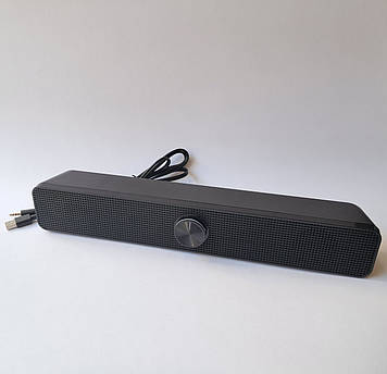 Портативна універсальна колонка USB AUX 3.5 mm для tv pc SAM-1231 чорний