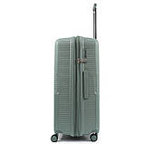 Валіза велика L поліпропілен оливка 77х53х33+5/133л/4.3кг/Aitex 251, фото 4