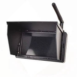 FPV монітор 4.3 дюйми з сонцезахисною шторкою для відображення відеосигналу від дронів 5.8 ГГц Nectronix F48