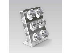 Набір ємностей для спецій 6шт MR-1726 Basic ТМ MAESTRO