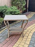 Стіл плетений з ротангу, фото 7
