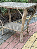 Стіл плетений з ротангу, фото 5