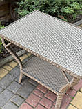 Стіл плетений з ротангу, фото 4