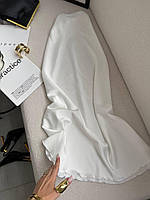 Женская стильная длинная шелковая современная юбка 42-46