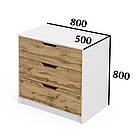 Комод у спальню, комод Тінейджер для одягу, комод Teenager у дитячу підліткову кімнату, фото 2