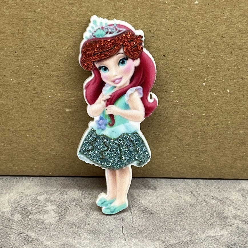 Серединка для бантиків -4,5 см- Аріель (декор екошкіра), арт 014236, 1 шт, Різнокольоровий, фото 1