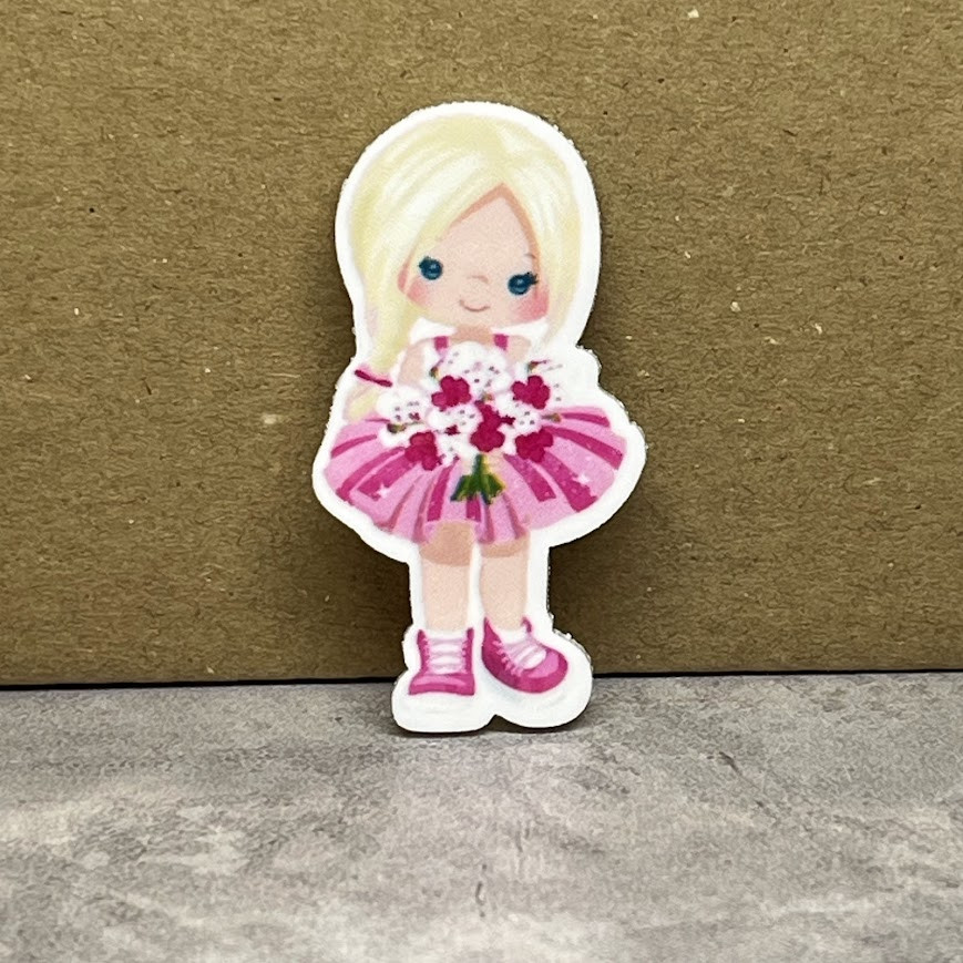 Серединка для бантиків серія- Cute, пластик 4 см, арт 07882, 1 шт, Різнокольоровий, фото 1