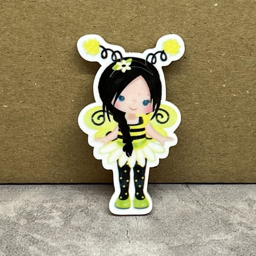 Серединка для бантиків серія-Cute, пластик 4 см, арт 0787, 1 шт, Різнокольоровий, фото 1