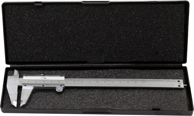 Штангенциркуль 150 мм металевий (пластикова коробка)