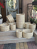 Корзини для флористики з білої лози, фото 6