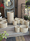 Корзини для флористики з білої лози, фото 9