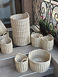 Корзини для флористики з білої лози, фото 8