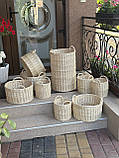 Корзини для флористики з білої лози, фото 7