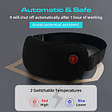 Портативна грілка Бездротова грілка для менструальних спазмів Теплова подушечка для менструального періоду Електрична, фото 2