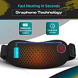 Портативна грілка Бездротова грілка для менструальних спазмів Теплова подушечка для менструального періоду Електрична, фото 3