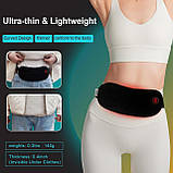 Портативна грілка Бездротова грілка для менструальних спазмів Теплова подушечка для менструального періоду Електрична, фото 5