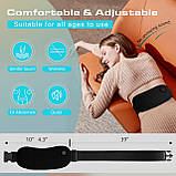 Портативна грілка Бездротова грілка для менструальних спазмів Теплова подушечка для менструального періоду Електрична, фото 7