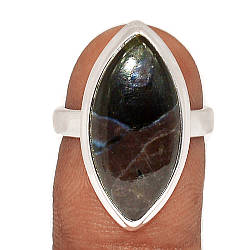 Мерлініт срібна каблучка, 0455КМ