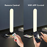 Розумна настільна лампа ALANTOP з керуванням через додаток WiFi - Сумісність з Alexa та Google - Регульовані білі та RGB кольори, фото 4