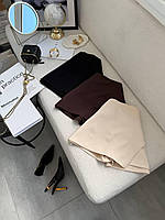 Женская трендовая классическая базовая повседневная юбка шорты черного шоколадного айвори цвета 42-44, 46-48