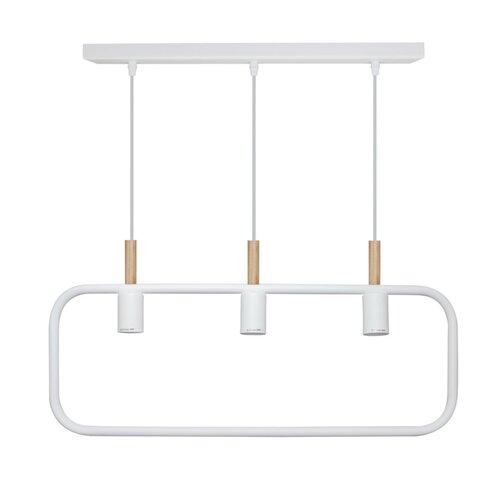 Світильник підвісний люстра ETRON Kinetic E27 3x40Вт білий 1-EDR-7603, фото 1