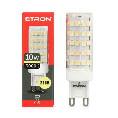 Світлодіодна LED лампа ETRON 1-ELP-885 G9 10W 3000K 220V тепле світло, фото 1