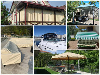 М'які вікна, вуличні штори, тенти на транспорт, тенти на гойдалки, чохли на меблі