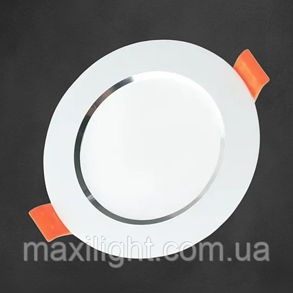 Світильник світлодіодний Biom DF-6W 6Вт білий круглий 5000К, фото 1